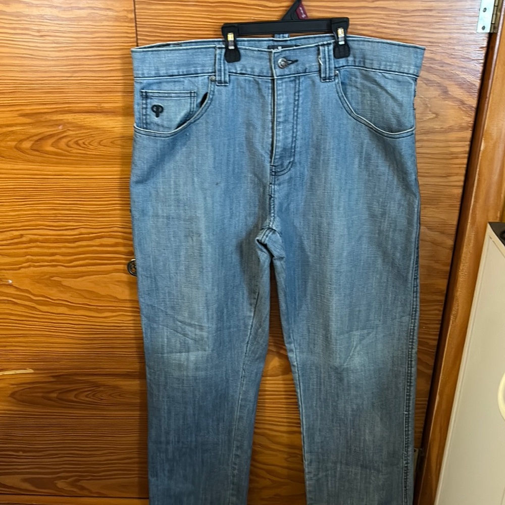Pelle Pelle Blue Straight Jeans Classic Style